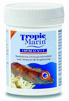 TROPIC MARIN IMMUVIT иммунный стимулятор и витамин B, пласт. банка 100мл - Кликните на картинке чтобы закрыть